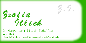 zsofia illich business card